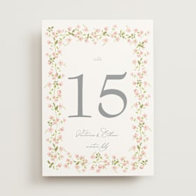 Table Numbers