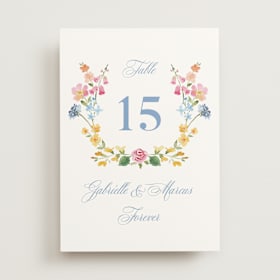 Table Numbers