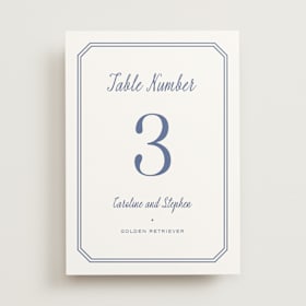 Table Numbers
