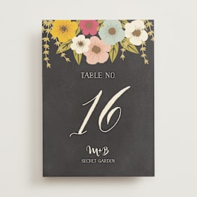 Table Numbers
