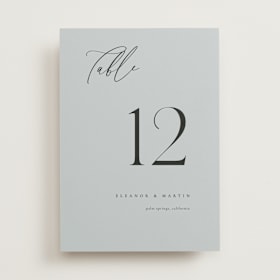 Table Numbers