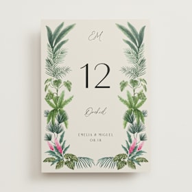 Table Numbers