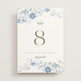 Table Numbers