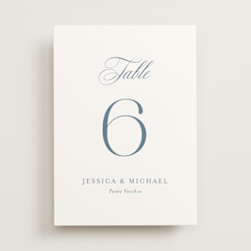 Table Numbers