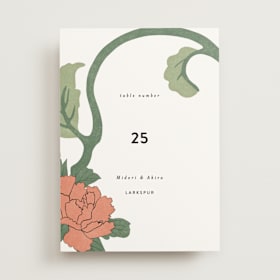Table Numbers