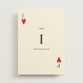 Table Numbers