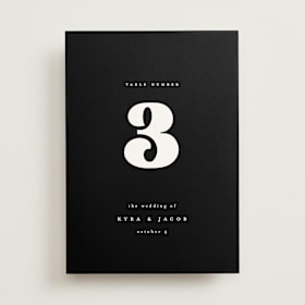 Table Numbers