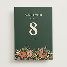 Table Numbers