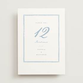 Table Numbers