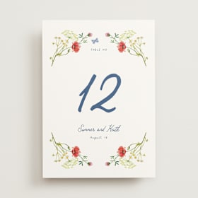 Table Numbers