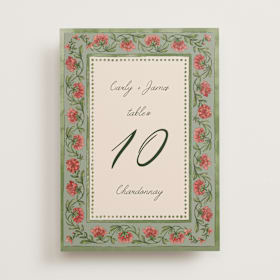 Table Numbers