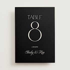 Table Numbers