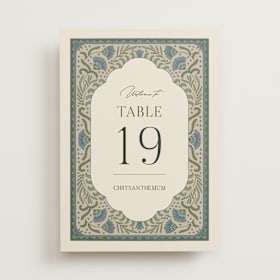 Table Numbers
