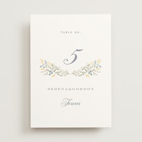 Table Numbers