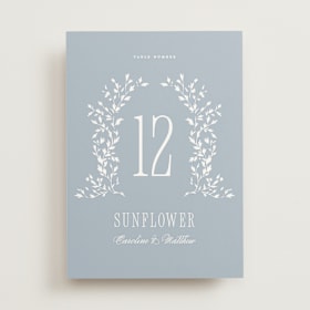 Table Numbers