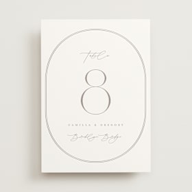 Table Numbers