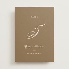Table Numbers