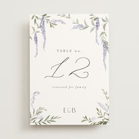 Table Numbers