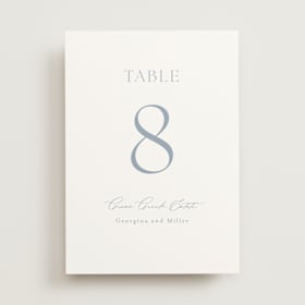 Table Numbers