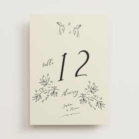 Table Numbers