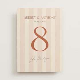 Table Numbers