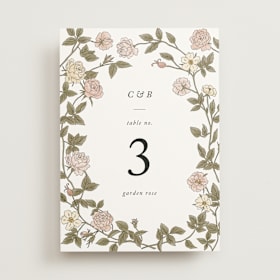 Table Numbers