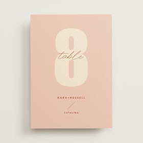 Table Numbers