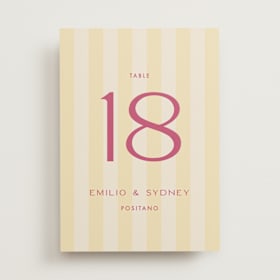 Table Numbers
