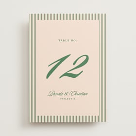 Table Numbers