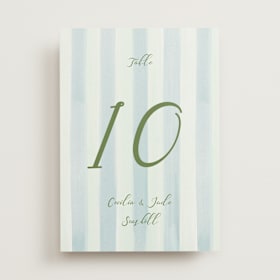 Table Numbers