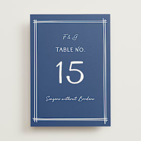 Table Numbers