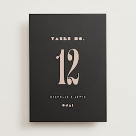 Table Numbers
