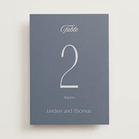 Table Numbers