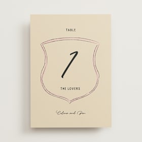 Table Numbers
