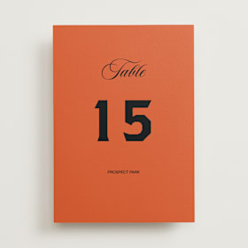 Table Numbers