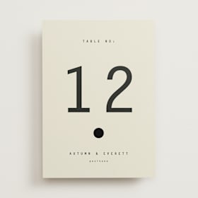 Table Numbers