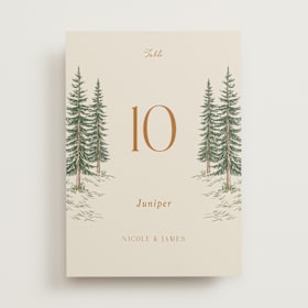 Table Numbers