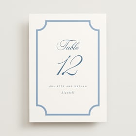 Table Numbers