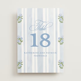 Table Numbers