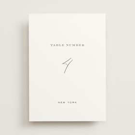 Table Numbers