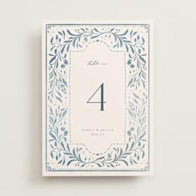 Table Numbers