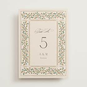 Table Numbers