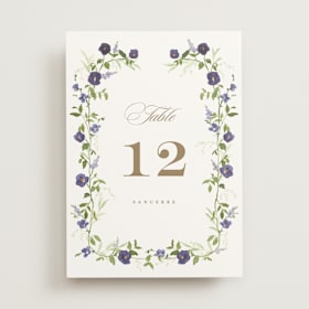 Table Numbers