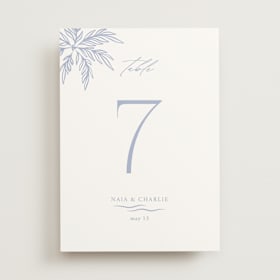 Table Numbers