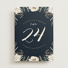 Table Numbers