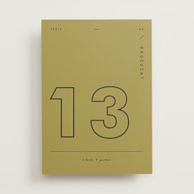 Table Numbers