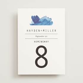 Table Numbers