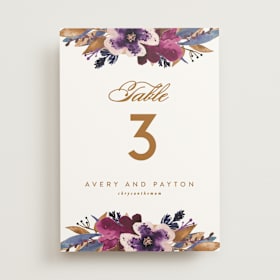 Table Numbers