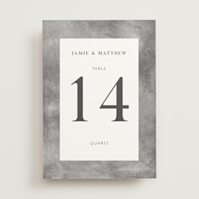 Table Numbers