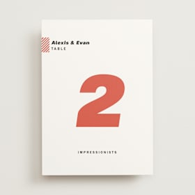 Table Numbers
